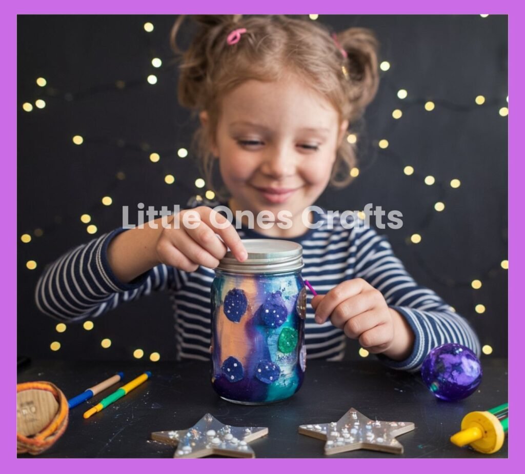 DIY Galaxy Jars – A Magical Craft for Kids & Teens