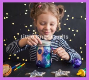 DIY Galaxy Jars – A Magical Craft for Kids & Teens